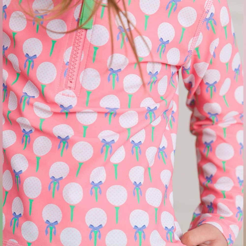 Rufflebutts Golf Rash Guard Swimsuit Set 5 - Picture 3 of 6